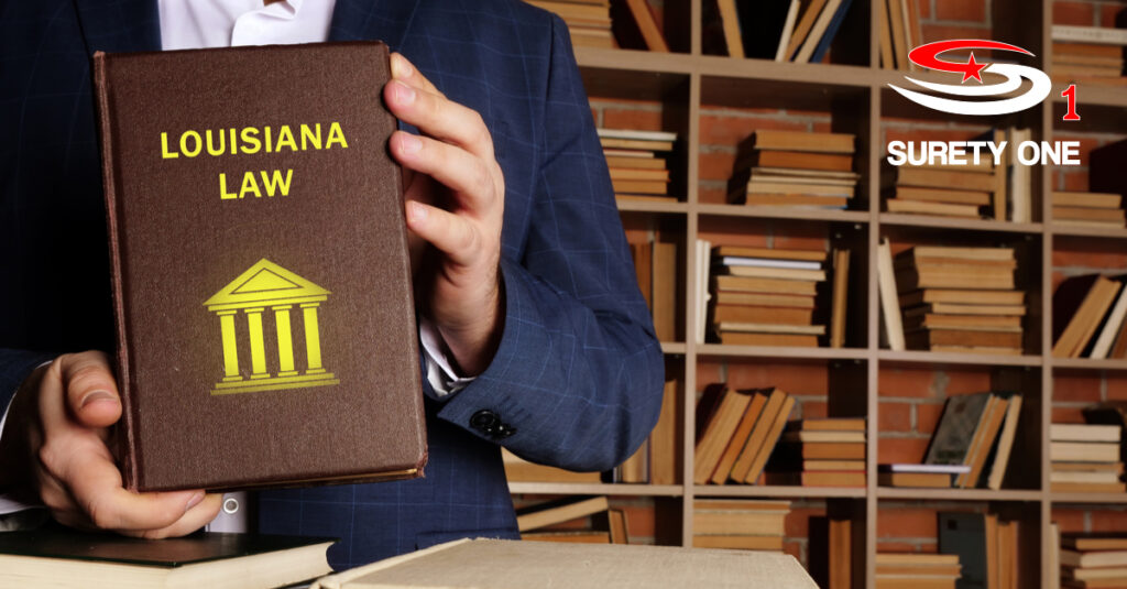 Louisiana Injunction Bond • Surety One, Inc.