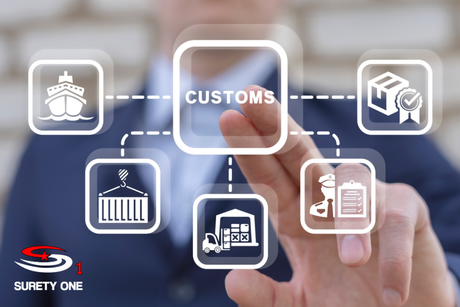 customs bond, customs bonds, surety, surety bond, surety bonds, surety one, suretyone.com, c. constantin poindexter