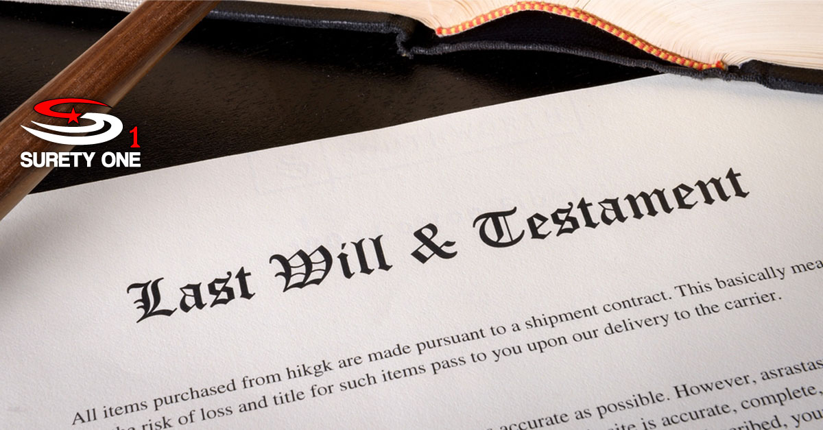 Massachusetts Personal Representative Bond • Surety One, Inc.