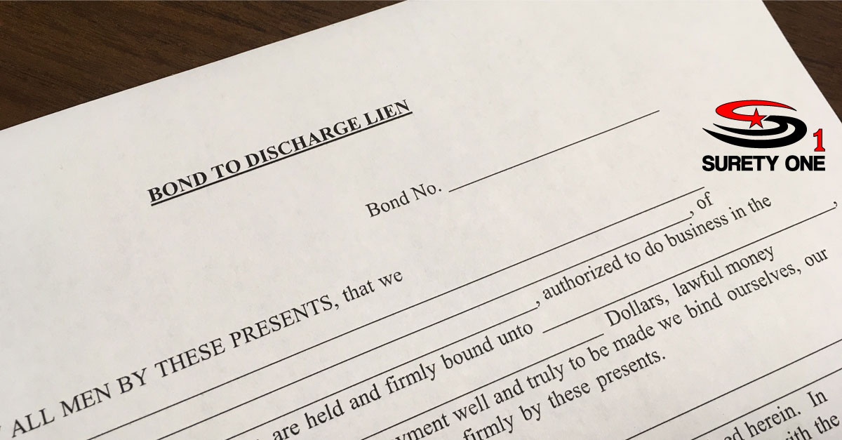 North Dakota Mechanic's Lien Release Bond • Surety One, Inc.